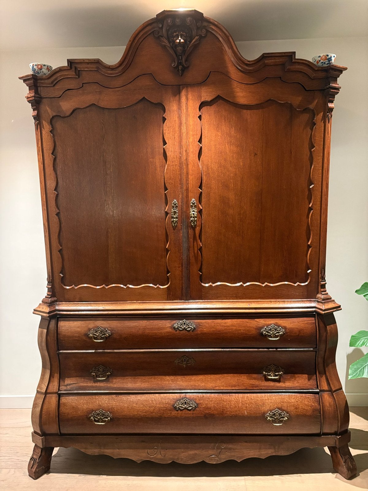 Gratis ophalen!  Antieke Louis XV Revival Kabinet, Antiek en Kunst, Ophalen
