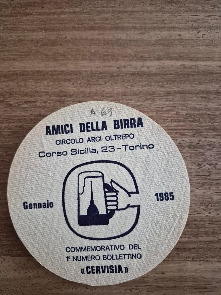 5 Bavaria Export Italië Amici della Birra bierviltjes, Ophalen of Verzenden