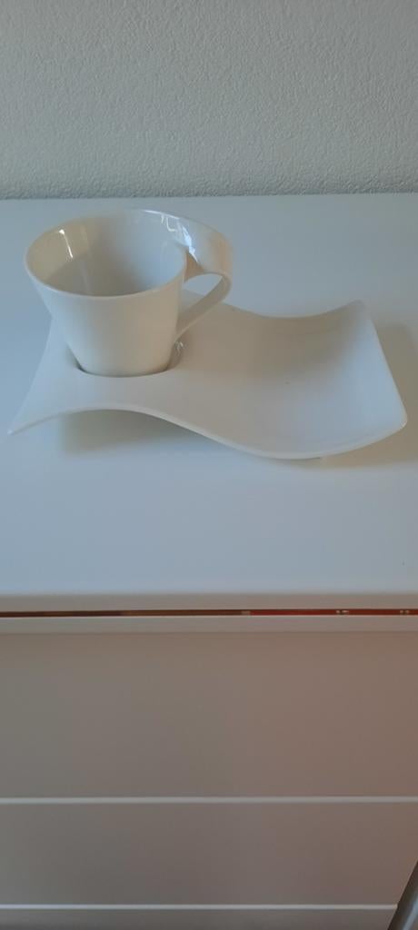 Villeroy en Boch New wave, Huis en Inrichting, Keuken | Servies, Ophalen, Zo goed als nieuw, Overige stijlen, Kop(pen) en/of Schotel(s)