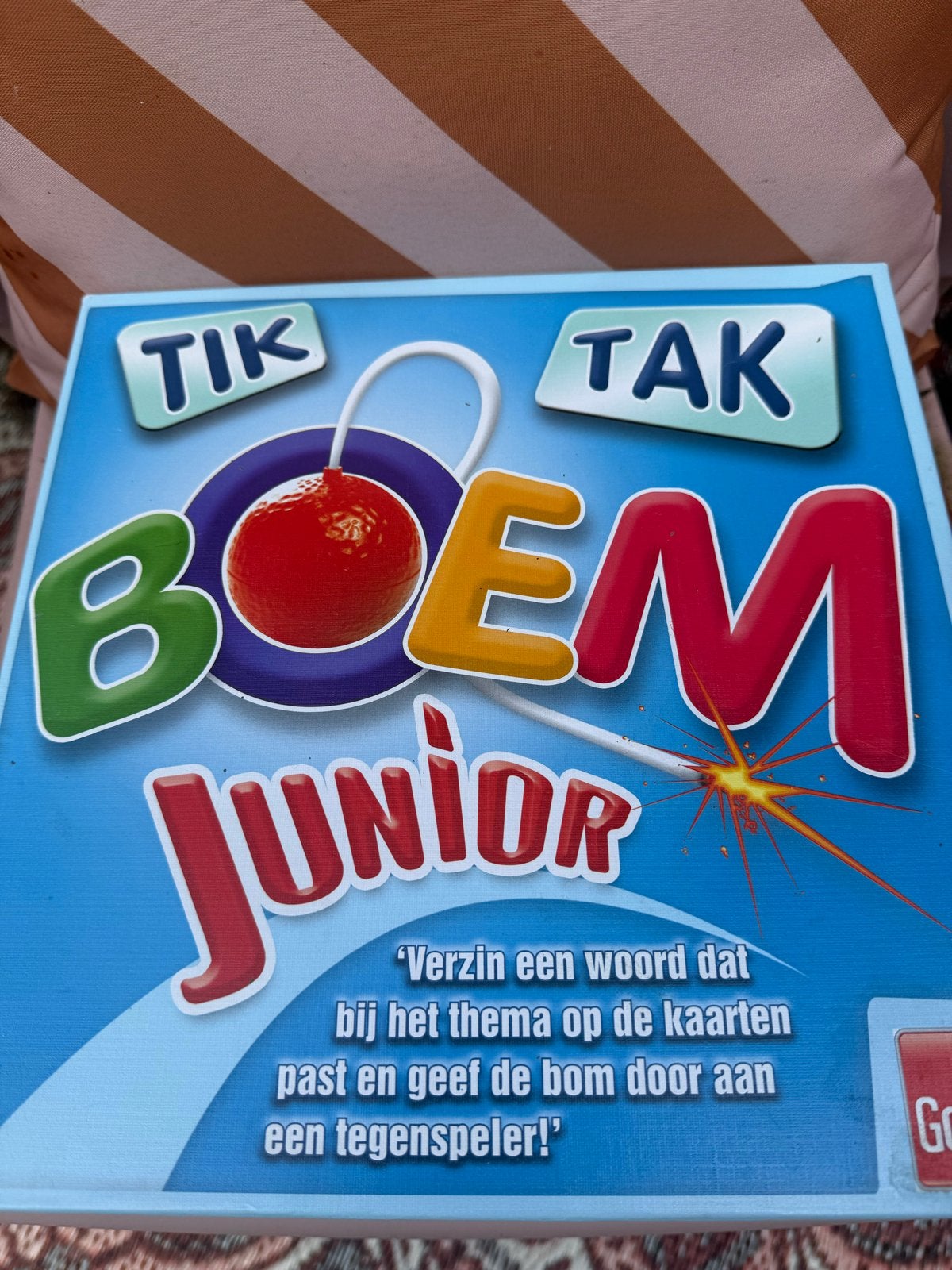 Tik Tak Boem Junior - Leuk woordspel voor kinderen, Drie of vier spelers, Ophalen of Verzenden, Zo goed als nieuw