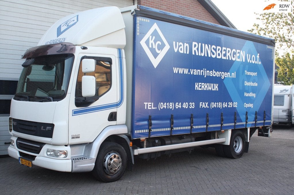 DAF FA LF45 Automaat, Holandia Hydroklep, Airco, Rijd goed., Auto's, Euro 5, Origineel Nederlands, Bedrijf, Diesel