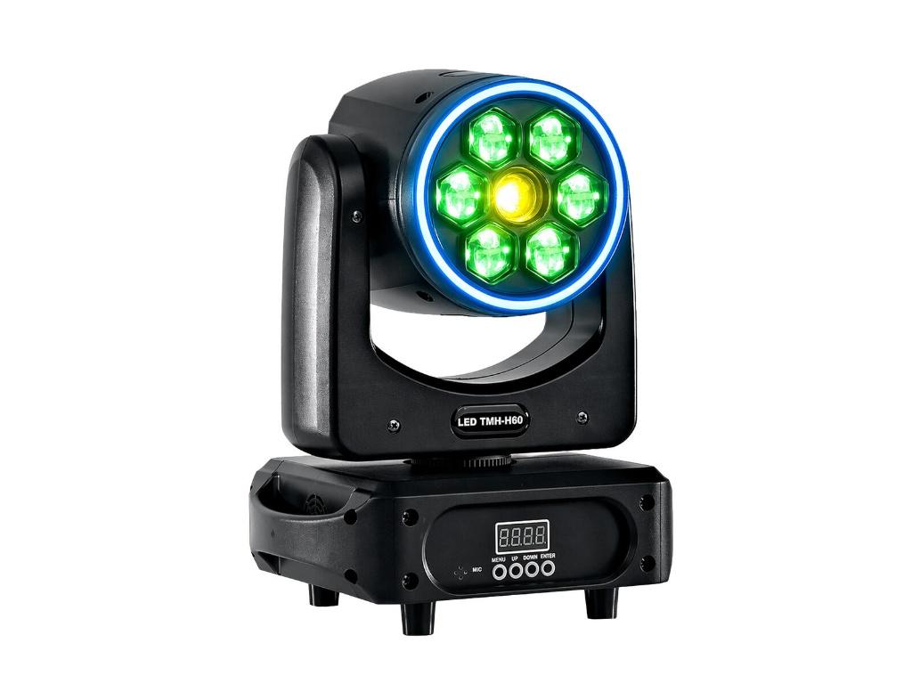 EUROLITE LED TMH-H60 Hybrid Moving Head Spot/Flower, Muziek en Instrumenten, Geluidgestuurd, ., Nieuw, Ophalen of Verzenden