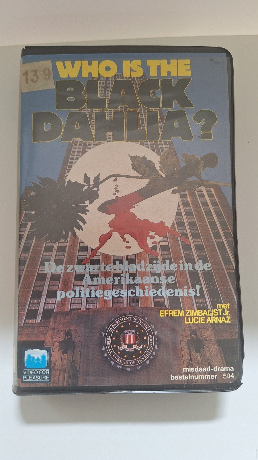 Exrental VHS Who is the Black Dahlia 1975, Cd's en Dvd's, VHS | Film, Ophalen of Verzenden, Gebruikt, VHS