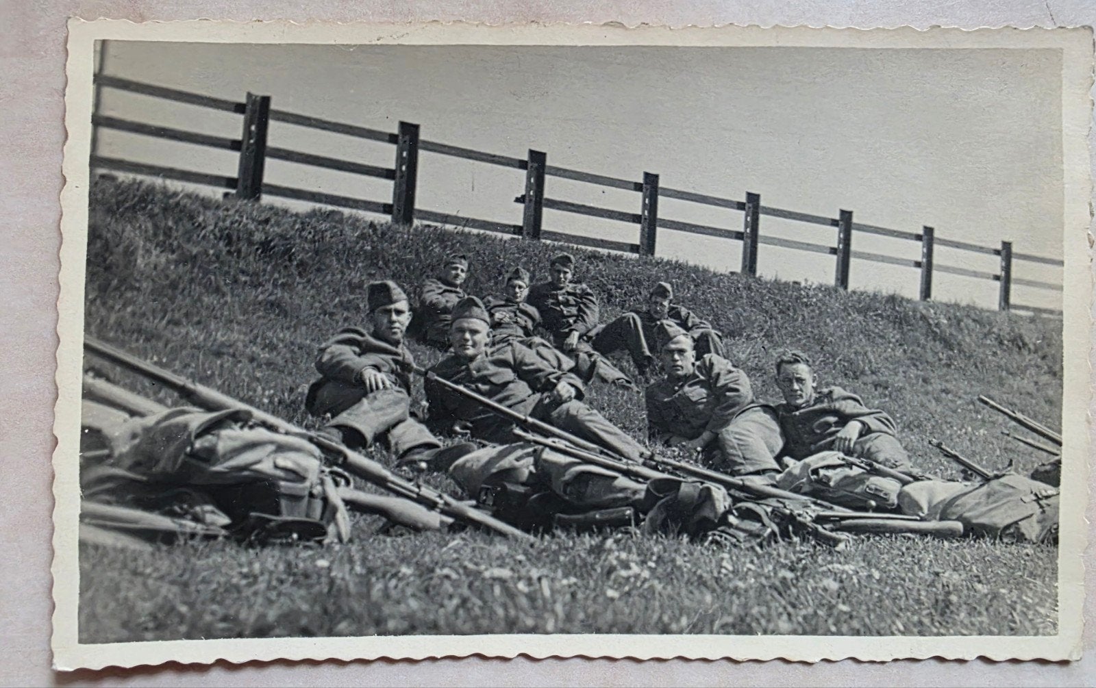 018) ORIGINELE FOTO MOBILISATIE 1940, Verzenden, Landmacht, Nederland, Foto of Poster