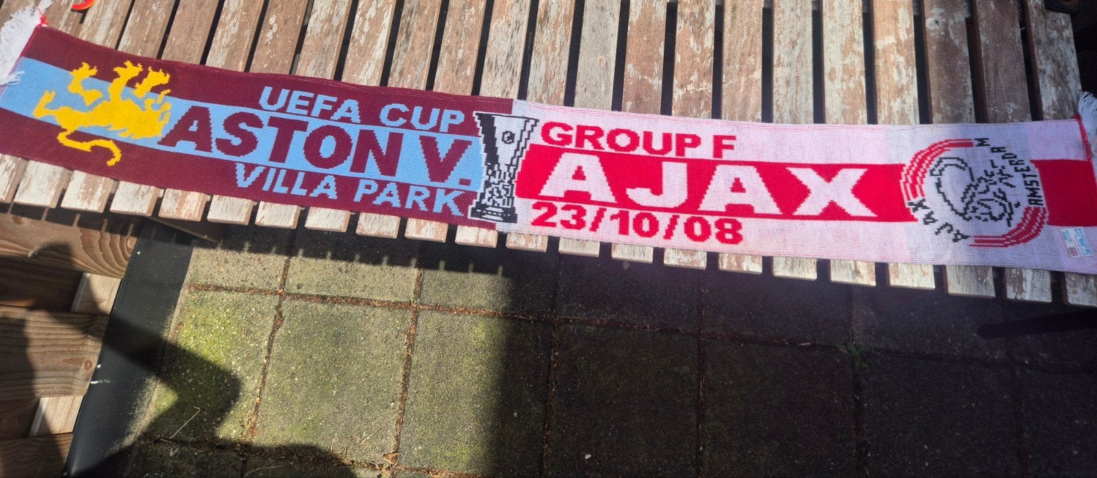 Diverse unieke ajax sjaal Europees., Kleding | Dames, Ophalen of Verzenden, Zo goed als nieuw, Maat 46/48 (XL) of groter, Sjaal