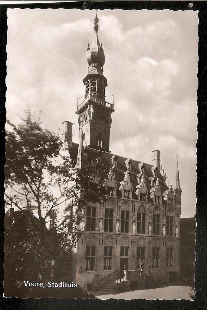 Veere, Stadhuis, Ophalen of Verzenden, 1960 tot 1980, Ongelopen, Zeeland