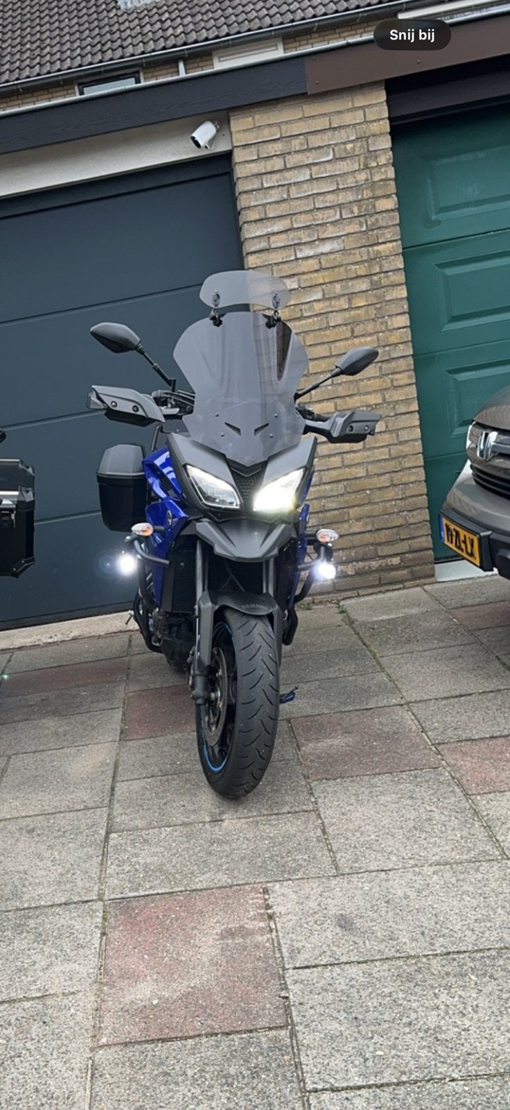 Blauwe Yamaha Tracer 900 met LED & QS 2017 35dkm, Motoren, Particulier, Toermotor