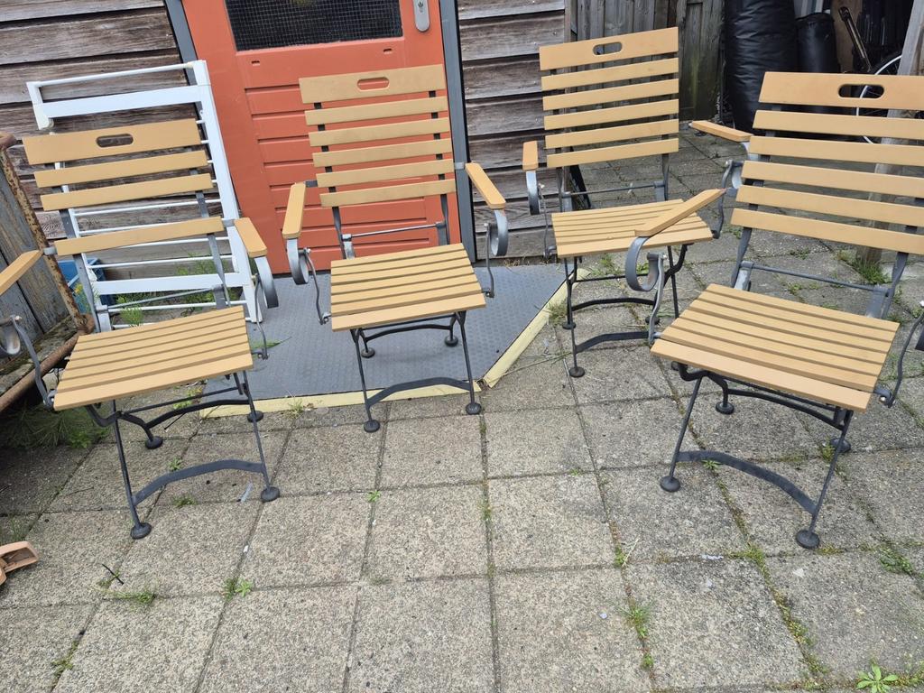 Bistro stolen, Tuin en Terras, Ophalen, Metaal