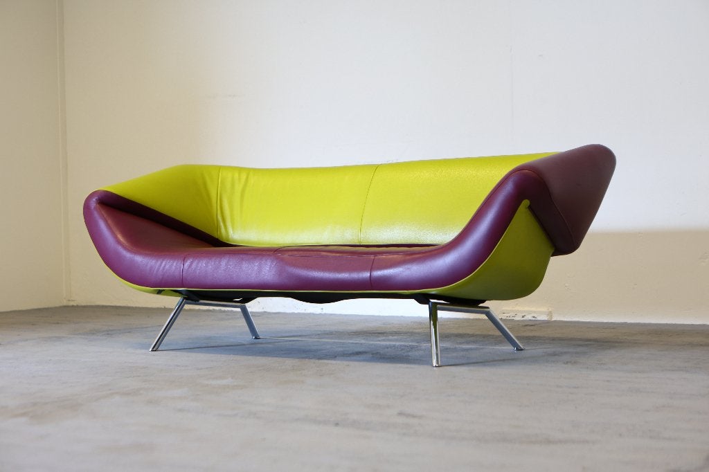 Leolux Arabella 3-zitsbank, Ophalen, Gebruikt, 150 tot 200 cm, Tweepersoons
