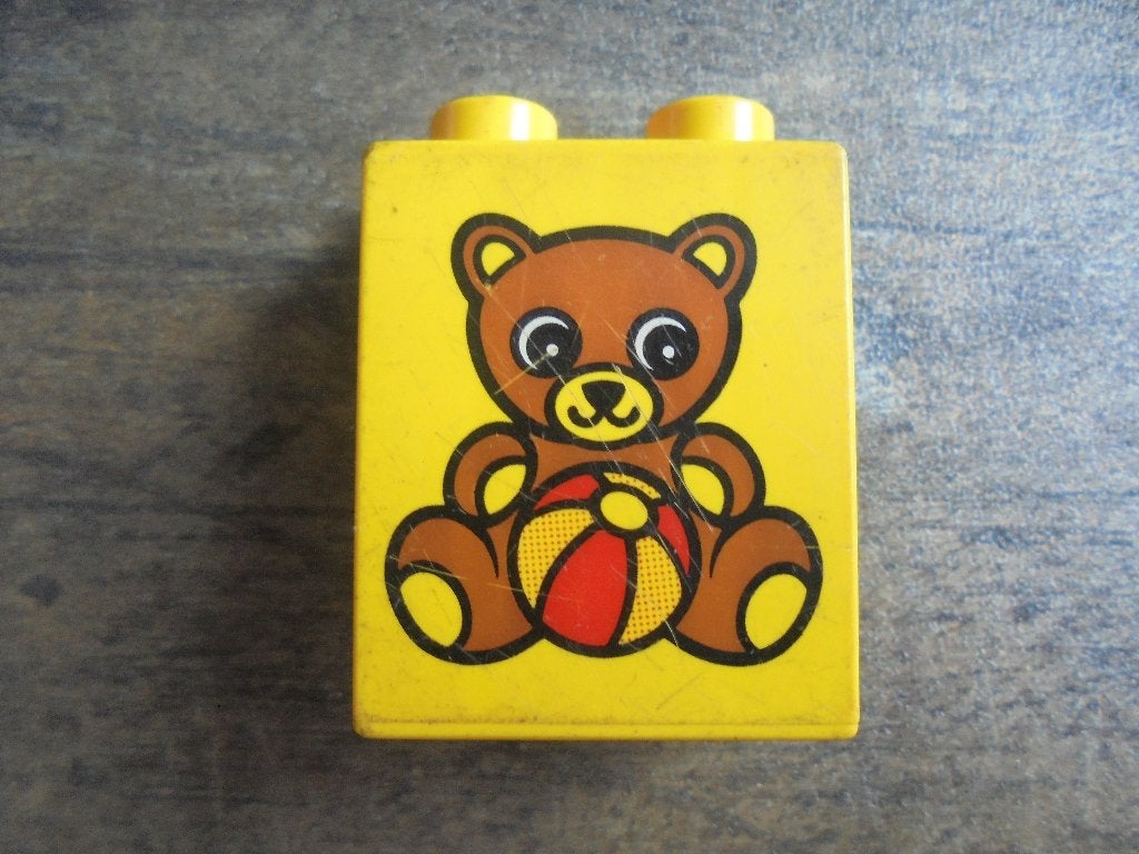Lego Duplo Brick 1x2x2 (zie foto's), Ophalen of Verzenden, Gebruikt, Losse stenen, Duplo