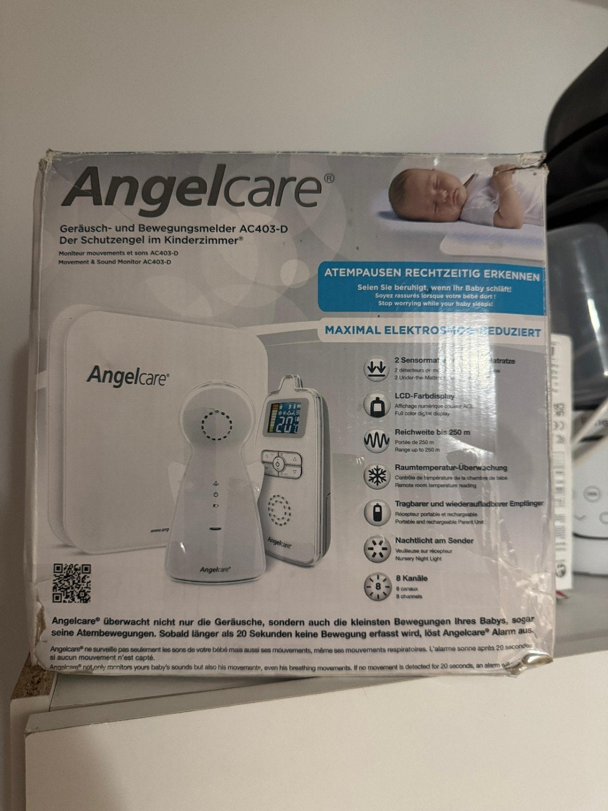 Angelcare Bewegings- en Geluidsmelder AC403-D, Kinderen en Baby's, Babyfoons, Ophalen