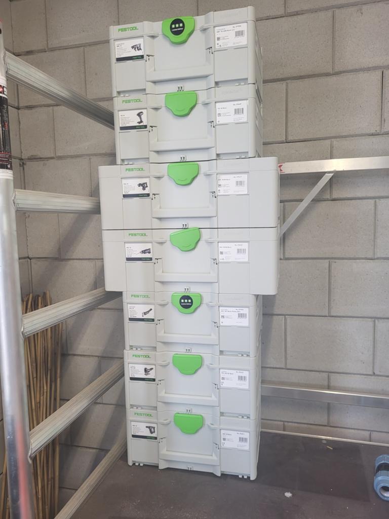 ZEER NETTE Diverse Festool Systainer bakken, Ophalen