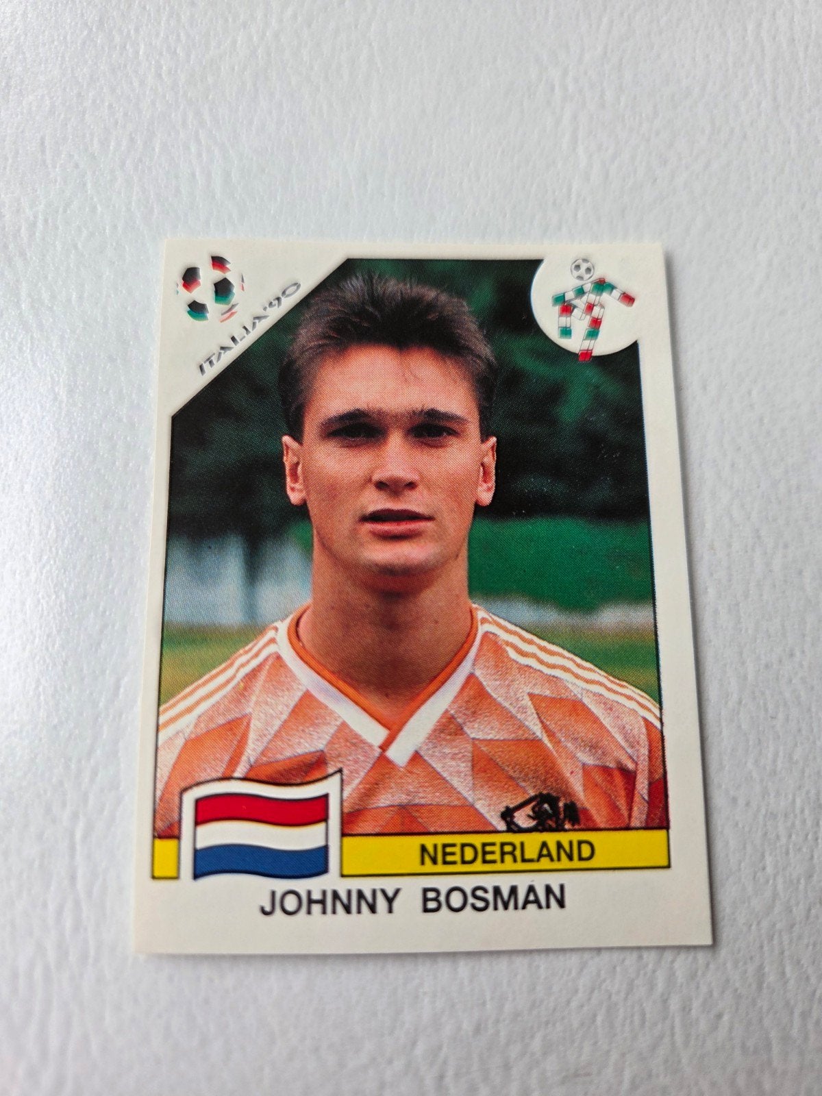 Panini WK 90, Verzamelen, Sportartikelen en Voetbal, Ophalen of Verzenden, Zo goed als nieuw, Buitenlandse clubs, Poster, Plaatje of Sticker