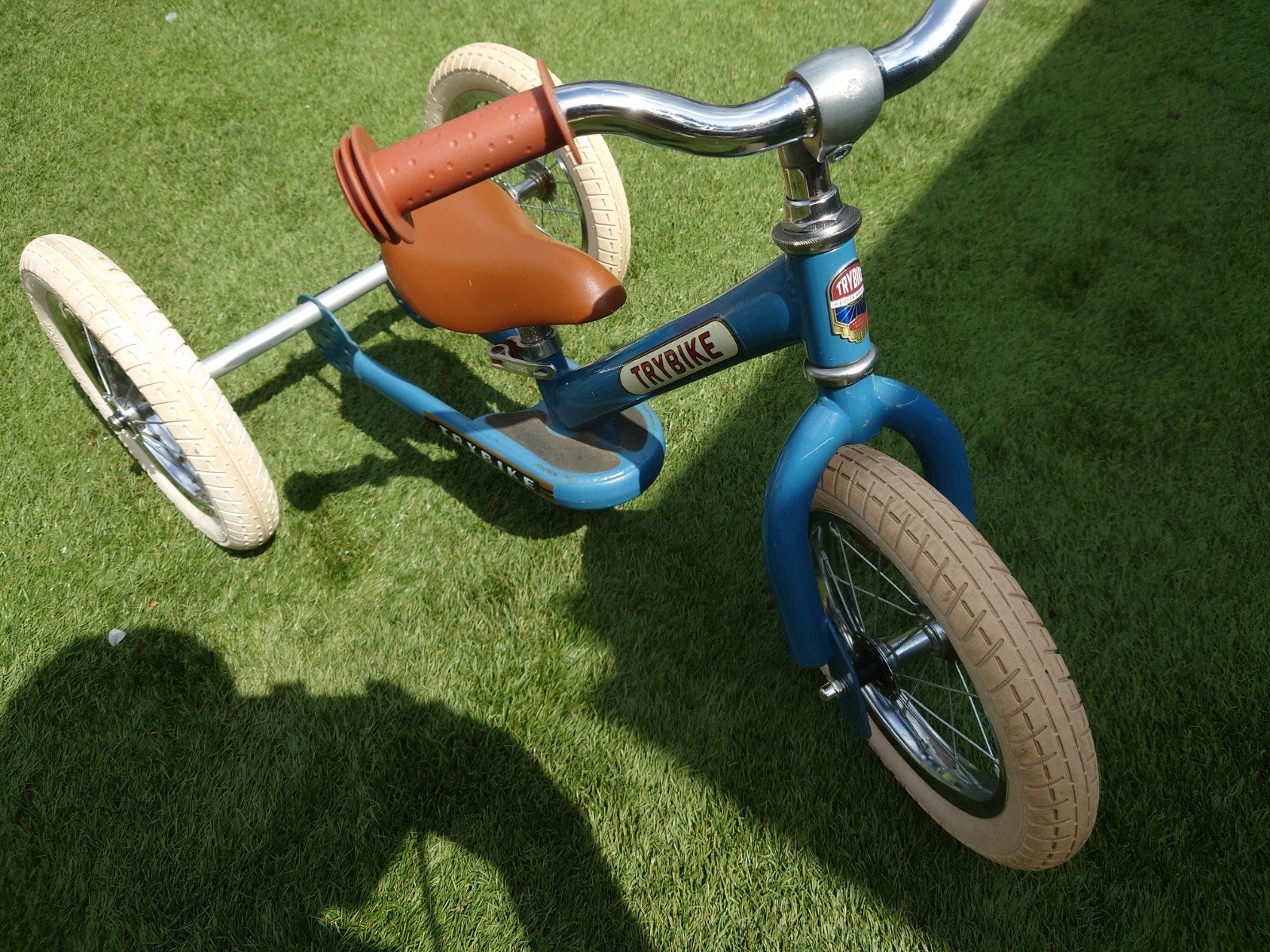 Blauwe Trybike driewieler loopfiets, Ophalen, Gebruikt, Loopfiets
