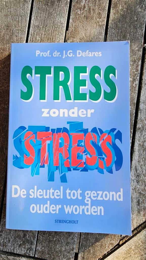 J.G. Defares - Stress zonder stress, Ophalen of Verzenden, Zo goed als nieuw, J.G. Defares