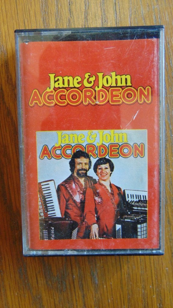 Jane & John Accordeon cassettebandje, Gebruikt, 1 bandje, Ophalen of Verzenden, Origineel