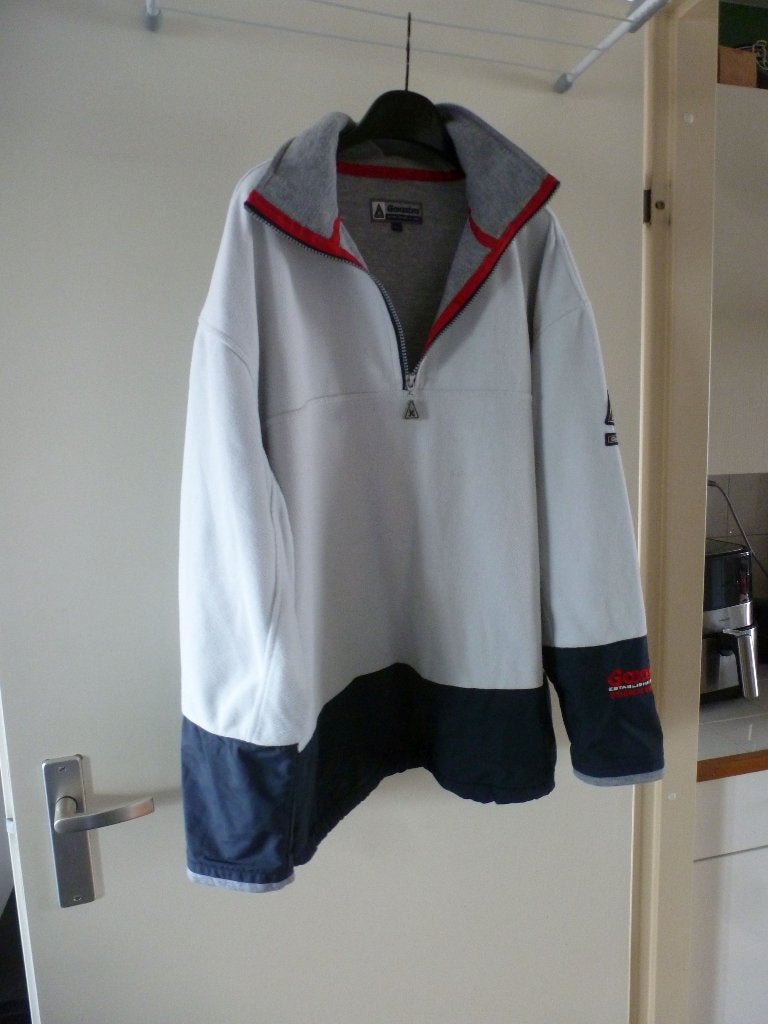 GAASTRA FLEECE TRUI rits L -GRATIS zend, Kleding | Heren, Verzenden, Zo goed als nieuw, Maat 52/54 (L), Wit