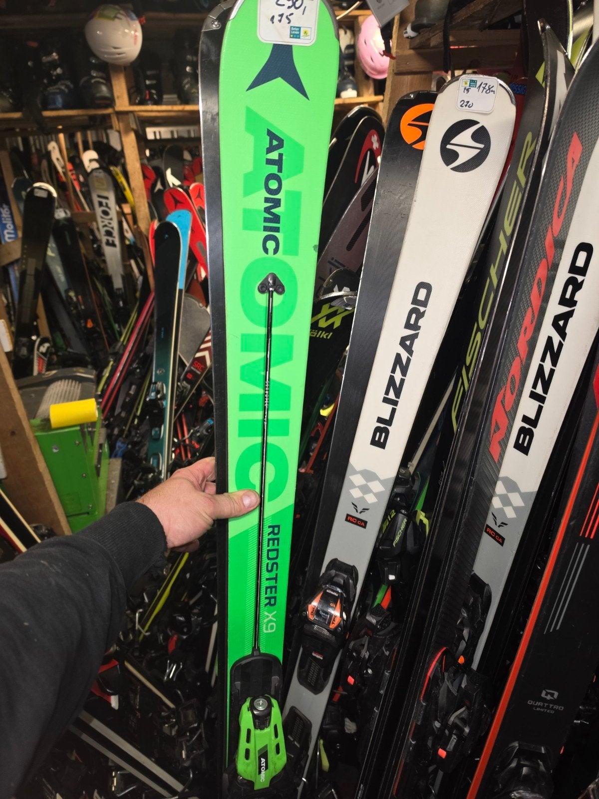 175cm ATOMIC REDSTER X9 1200€ VOOR KENNERS