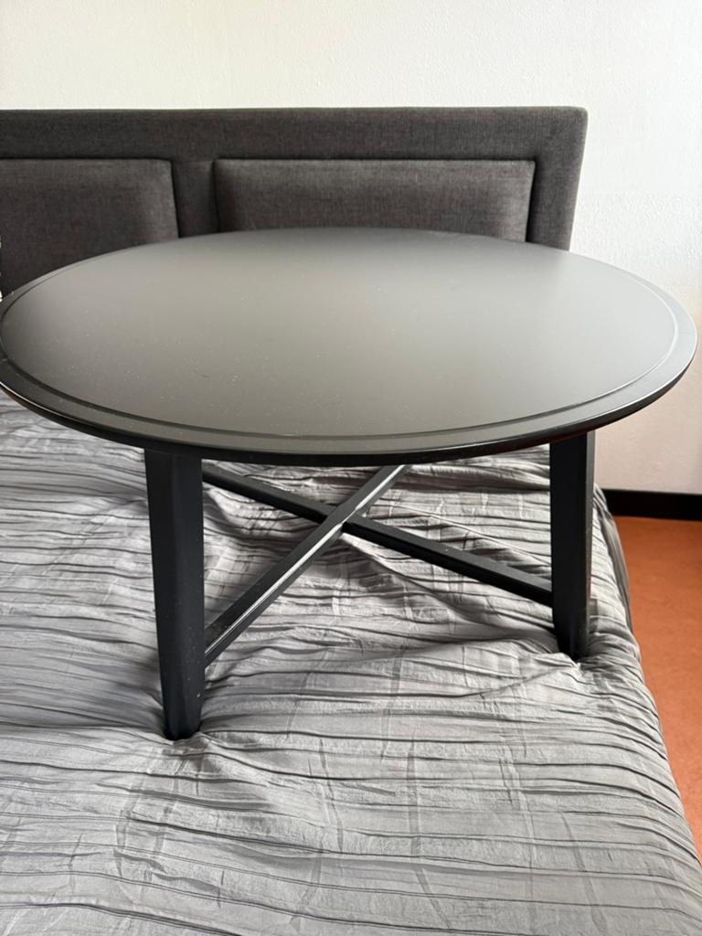 Salontafel zwart Ikea, 100 tot 150 cm, Zo goed als nieuw, Minder dan 50 cm, Rechthoekig