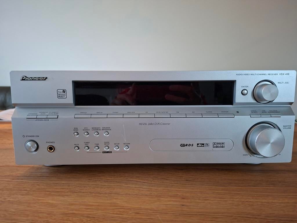 Pioneer VSX-416 versterker, Gebruikt, Ophalen of Verzenden, 60 tot 120 watt, Pioneer