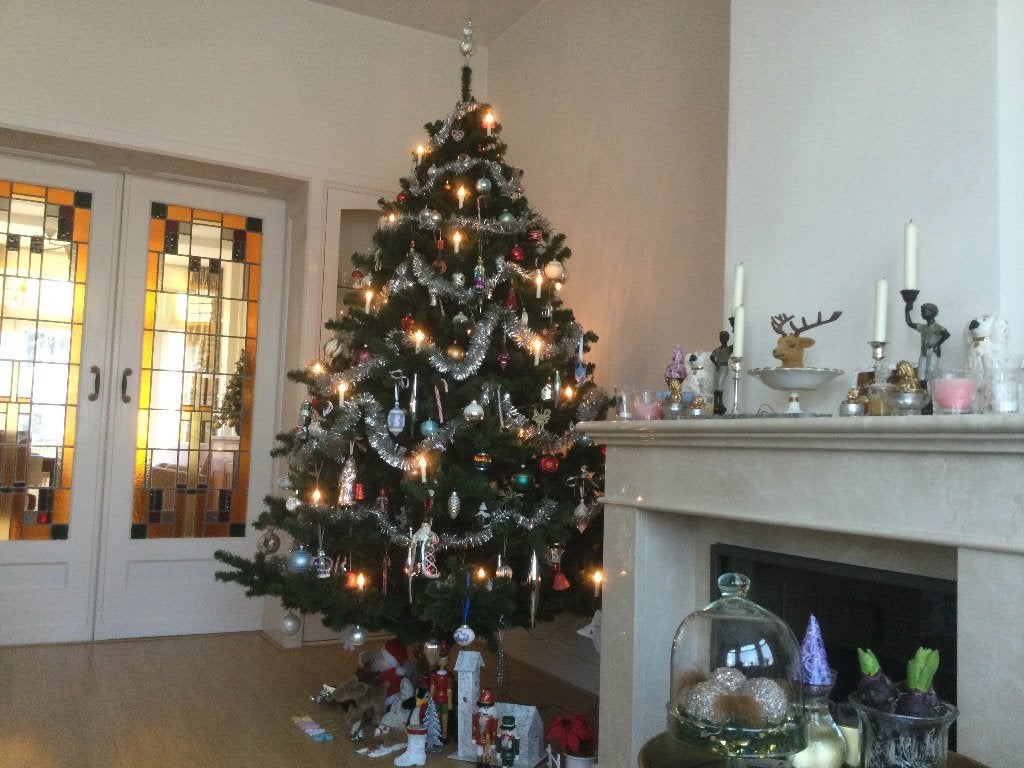 Mooie grote kerstboom, 3 meter hoog, Ophalen, Gebruikt