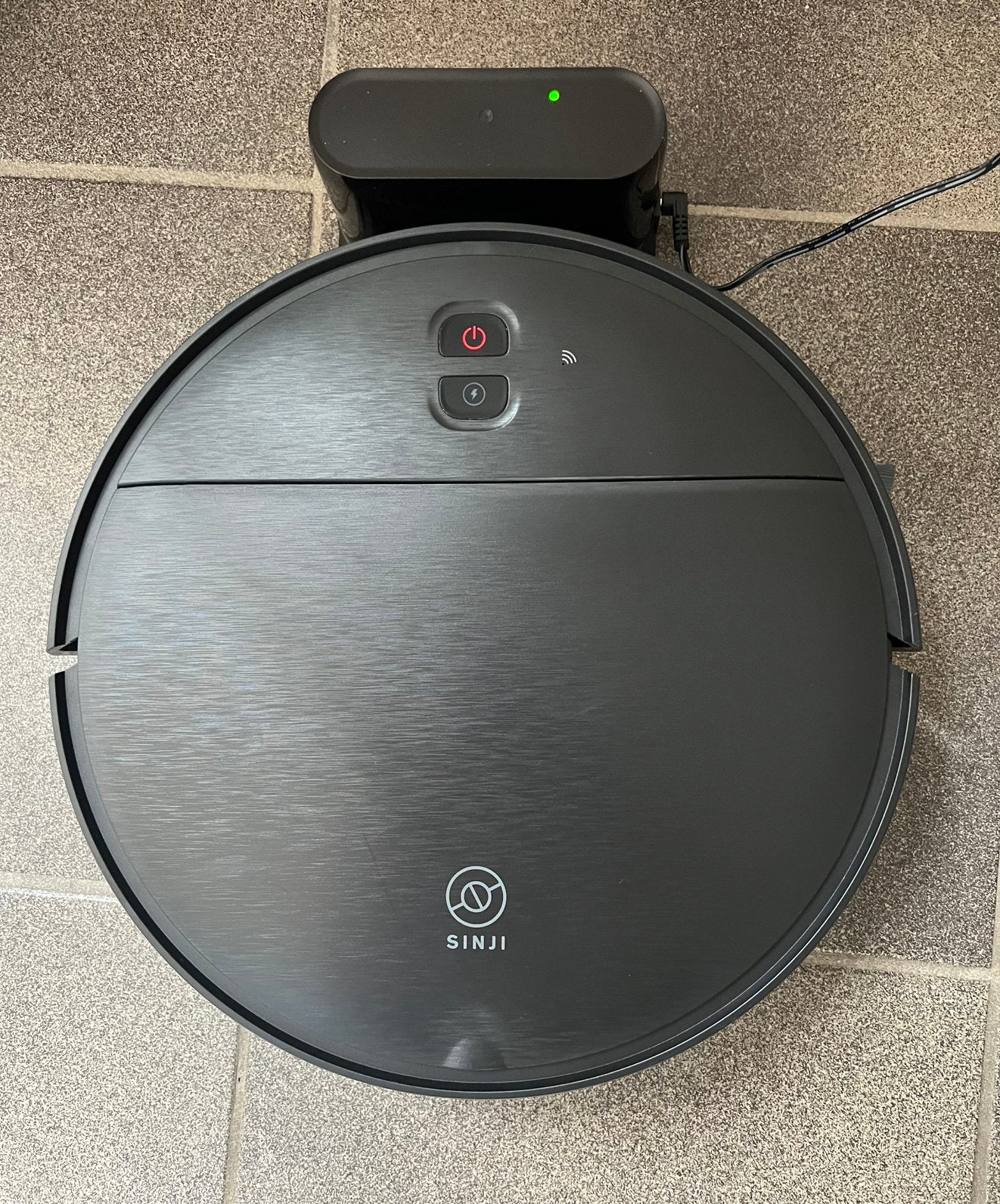 SINJI Smart Robotstofzuiger Gyro met dweilfunctie, Ophalen of Verzenden, Zo goed als nieuw, Robotstofzuiger, Reservoir