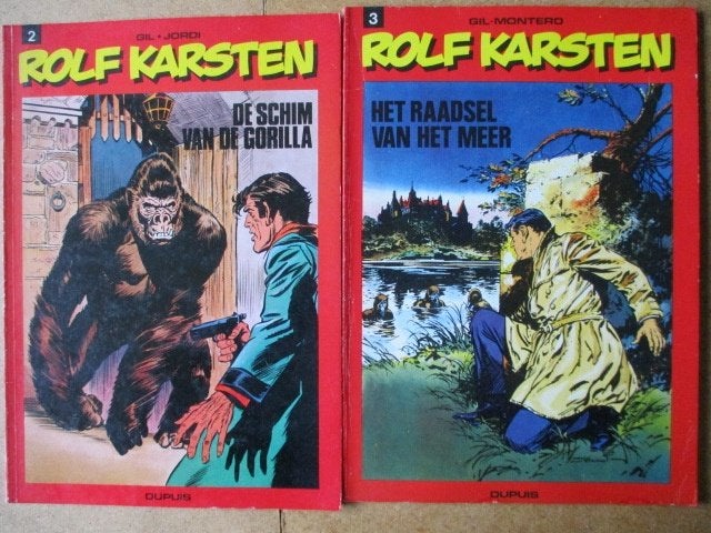 adv8401 rolf karsten, Eén stripboek, Ophalen, Gelezen