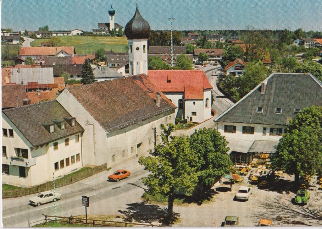Duitsland, Baierbrunn met auto's Alfa Romeo Alfasud, Ophalen of Verzenden, 1960 tot 1980, Ongelopen, Duitsland