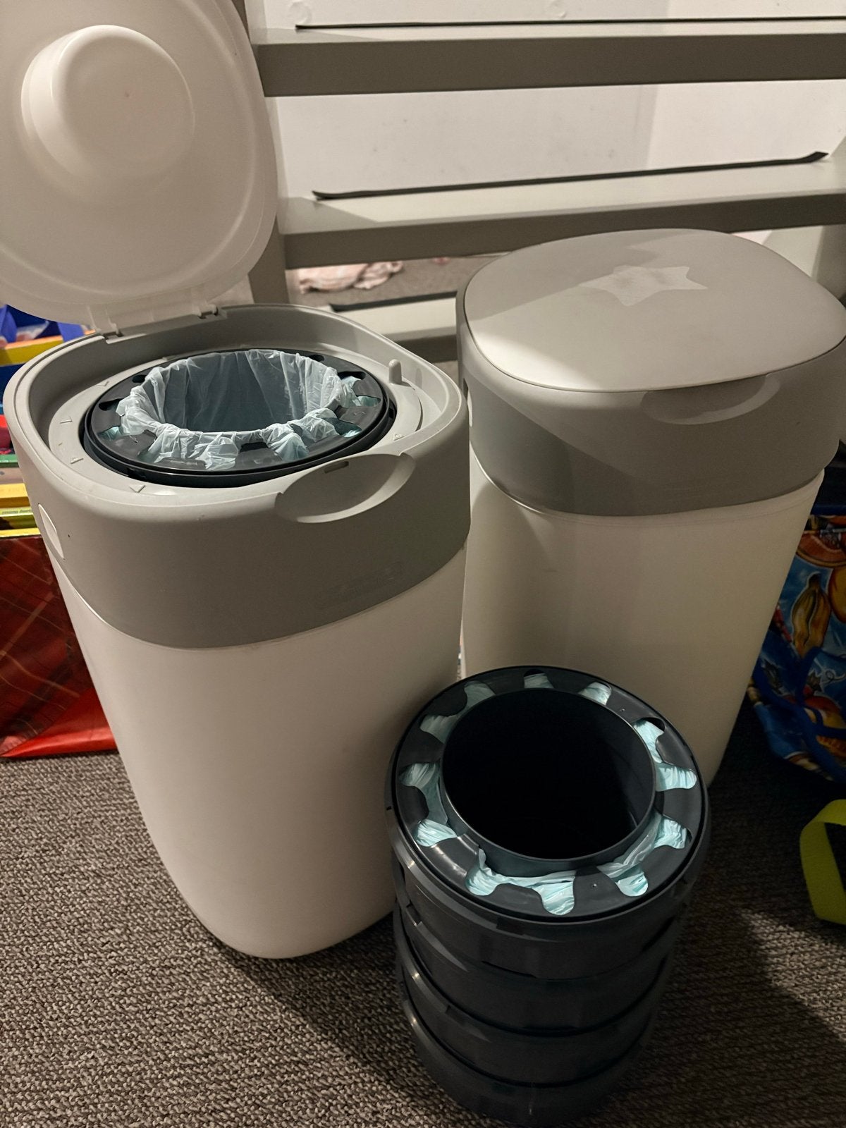 Tommee Tippee Twist & Click Luieremmer met navulling, Ophalen, Gebruikt, Luieremmer, Overige merken