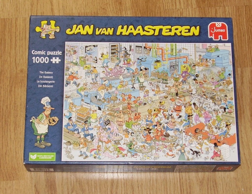 Jan van Haasteren - De Bakkerij - (1000 stuks), Ophalen of Verzenden, 500 t/m 1500 stukjes, Zo goed als nieuw, Legpuzzel