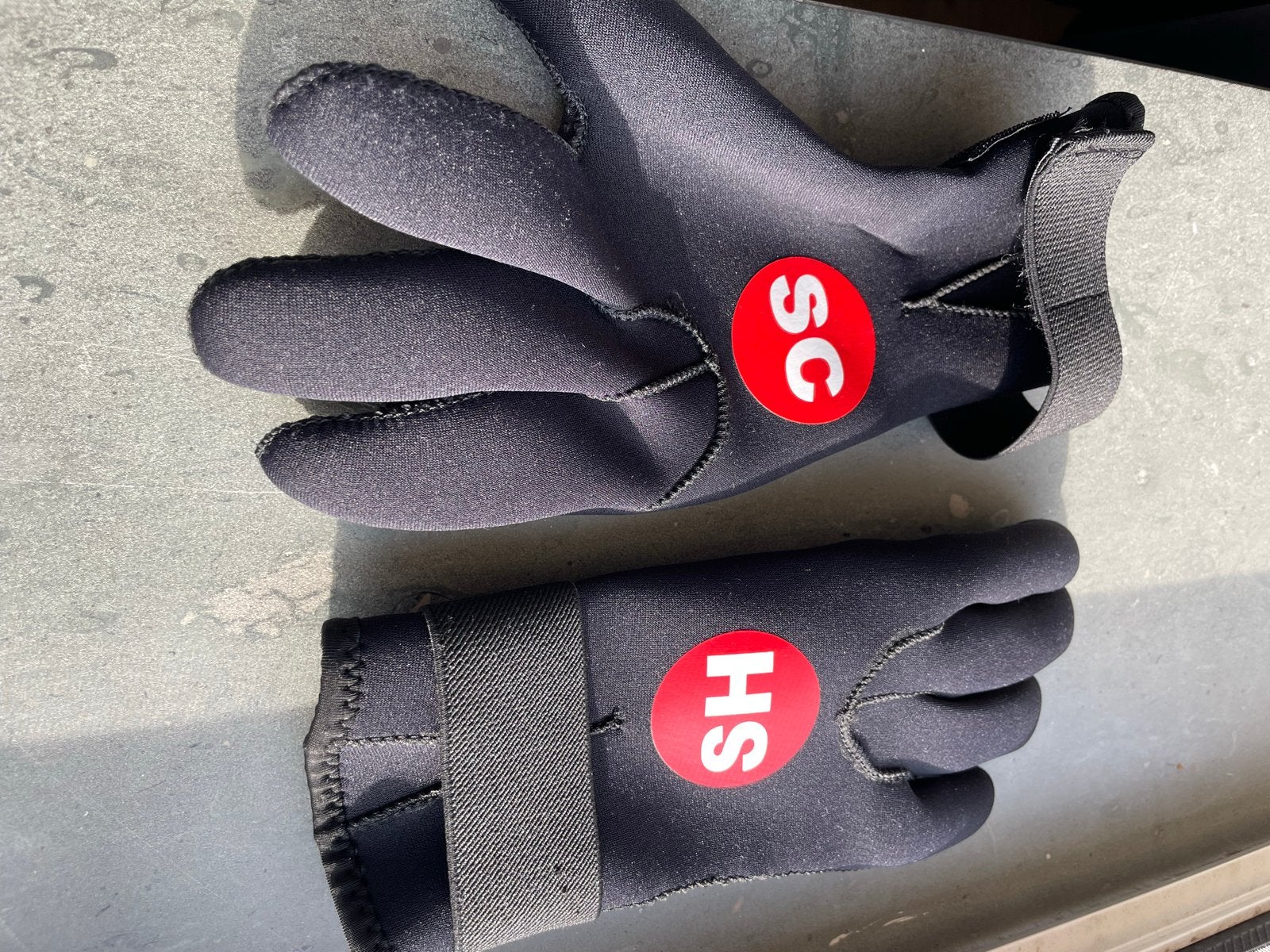 Neopreen handschoenen maat M, Watersport en Boten, Watersportkleding, Ophalen of Verzenden, Zo goed als nieuw, Dame of Heer, Wetsuit
