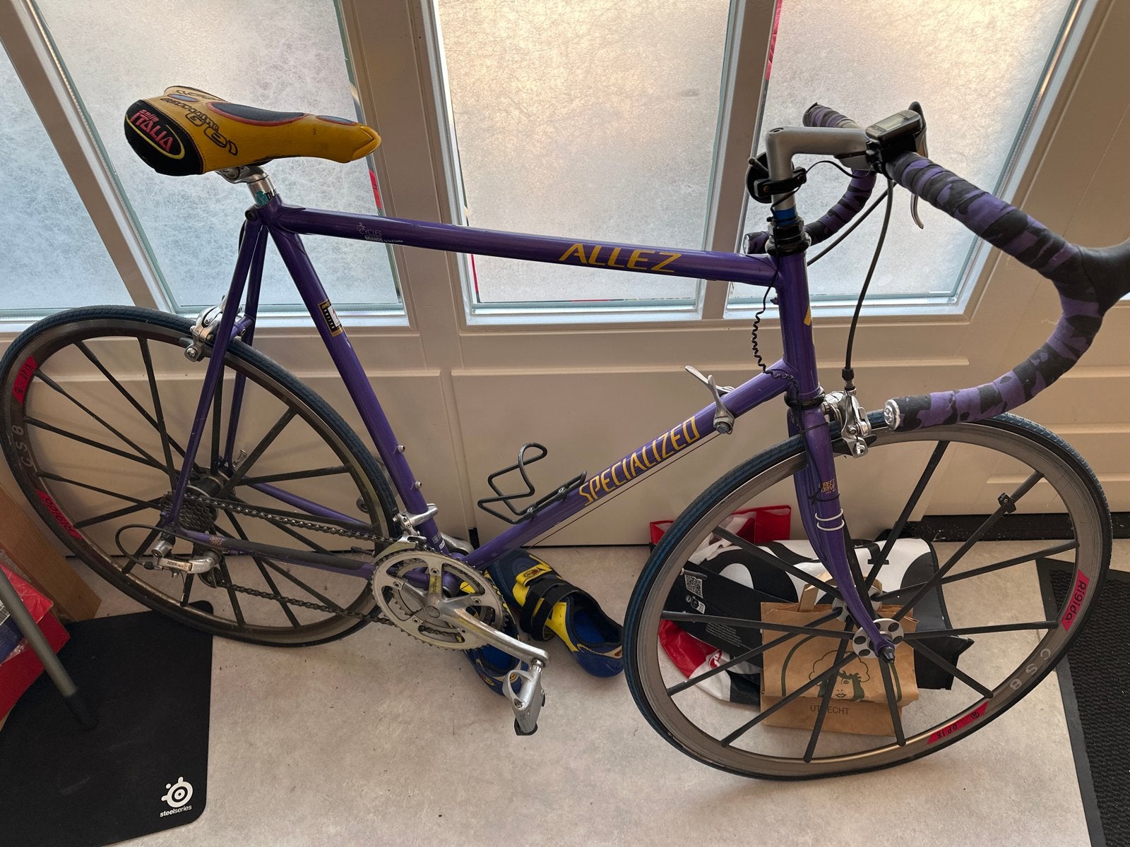 Specialized Allez vintage racefiets Shimano RX100, maat 56, 28 inch, Gebruikt, 53 tot 57 cm, Ophalen