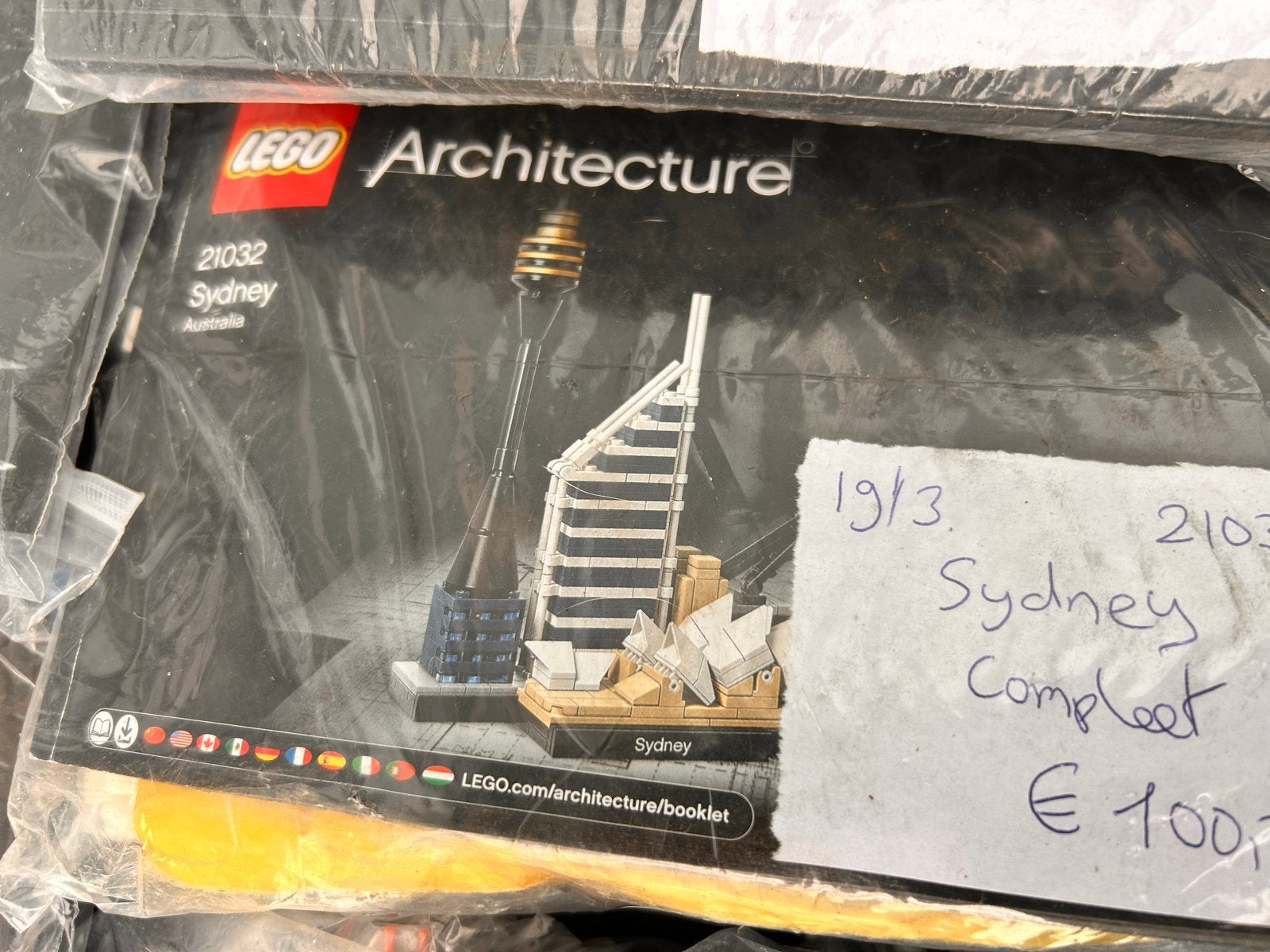 LEGO Architecture 21032 Sydney - Compleet met boekje, Ophalen of Verzenden, Gebruikt, Overige merken