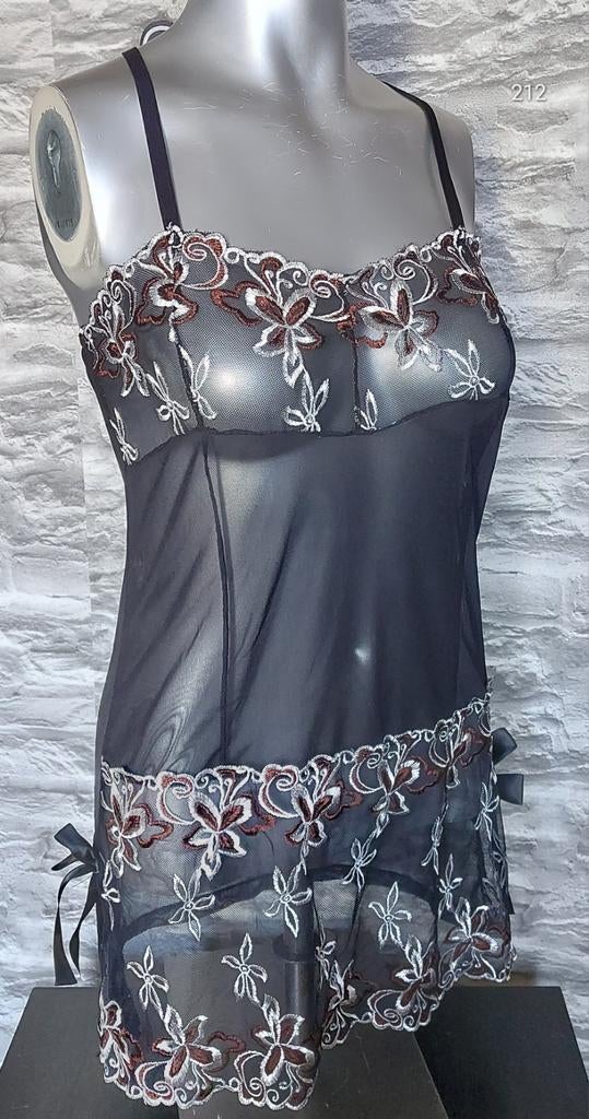 Sexy lingerie jurkje S, Ophalen of Verzenden, Zwart, Nachtkleding