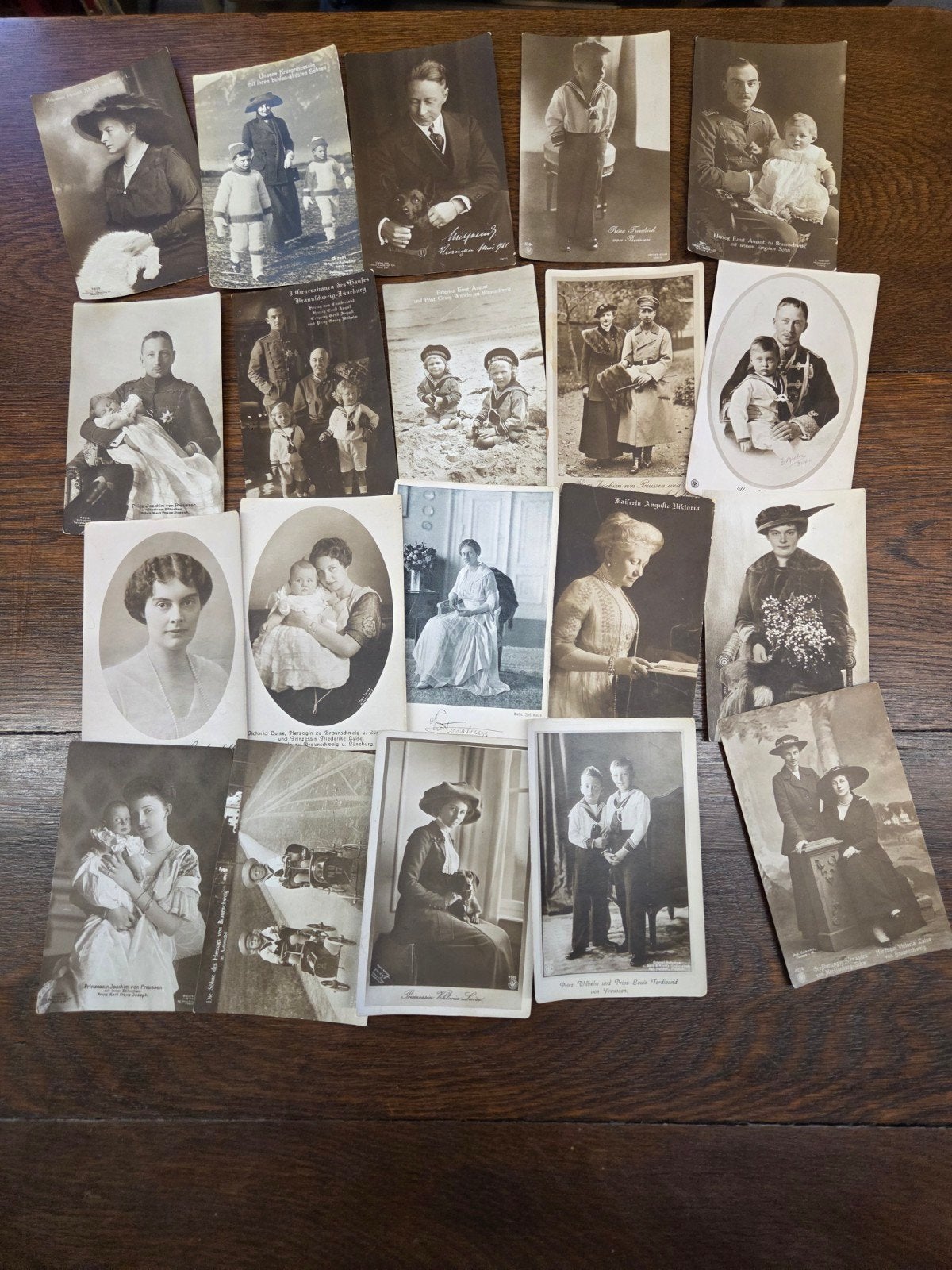 Ansichtkaarten keizerrijk duitsland pruissen prins princess, Verzenden, Voor 1920, Ongelopen, Duitsland