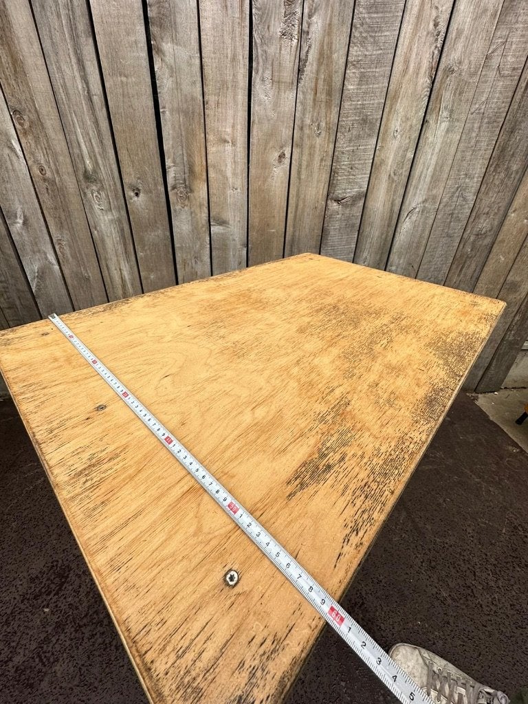 Retro houten klaptafels (50 op voorraad), Gebruikt, Rechthoekig model, Minder dan 100 cm, Hout