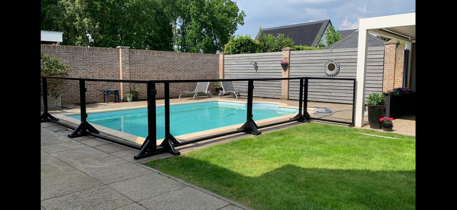 omheining voor zwembad, Tuin en Terras, Ophalen, Gebruikt, Rond, 300 cm of meer