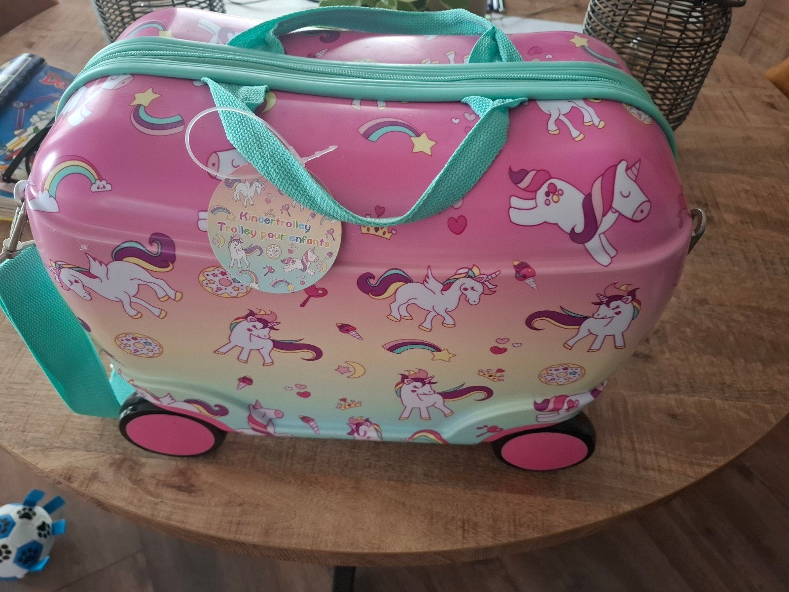 unicorn Linder trolley, Hard kunststof, Minder dan 50 cm, Zo goed als nieuw, Minder dan 35 cm