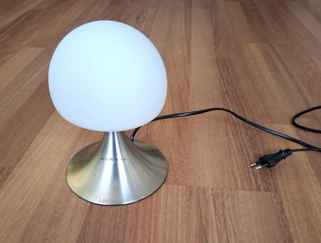 Kleine touch tafellampmet nieuwe LED-lamp, Ophalen of Verzenden, Zo goed als nieuw, Metaal, Minder dan 50 cm