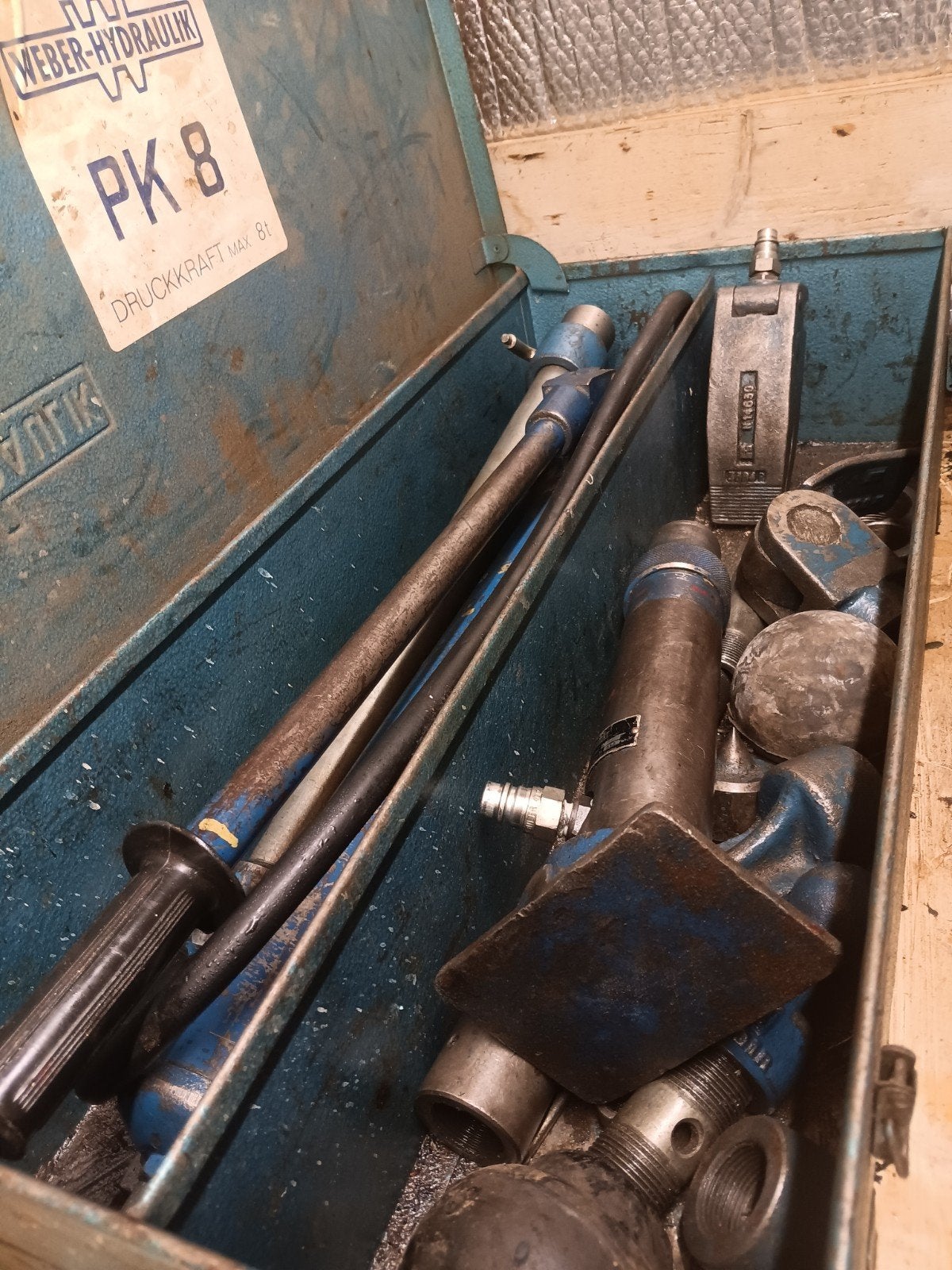 Weber-Hydraulik PK 8 Gereedschapskist, Ophalen of Verzenden, Gebruikt, Overige typen, Overige merken