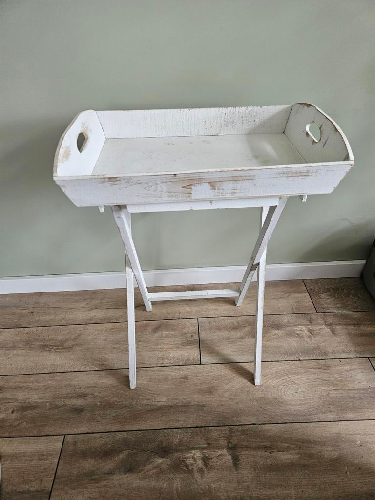White wash butlertray, Ophalen, Gebruikt, Rechthoekig, Hout