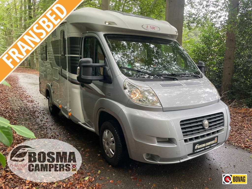 LMC Liberty Cruiser II 592 Compact Vast Bed Airco 2014, Ringverwarming, Fiat, Airbags, Bedrijf