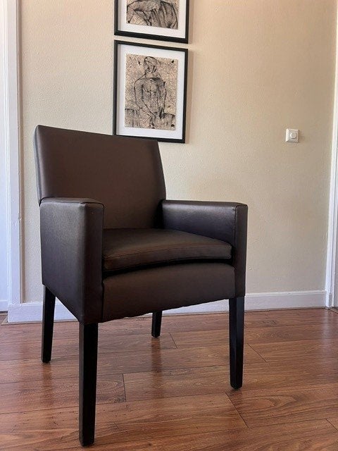 Set van 6 luxe eetkamerstoelen met armleuningen, Overige kleuren, Hotel chique, italiaans, tijdloos, luxe,  design,, Zo goed als nieuw