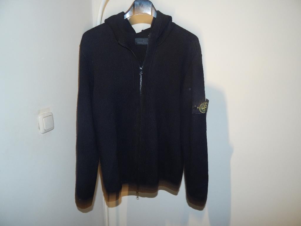 Stone Island heerlijk gebreid vest gost donker blauw L, Maat 52/54 (L), Overige kleuren, Verzenden, Stone Island