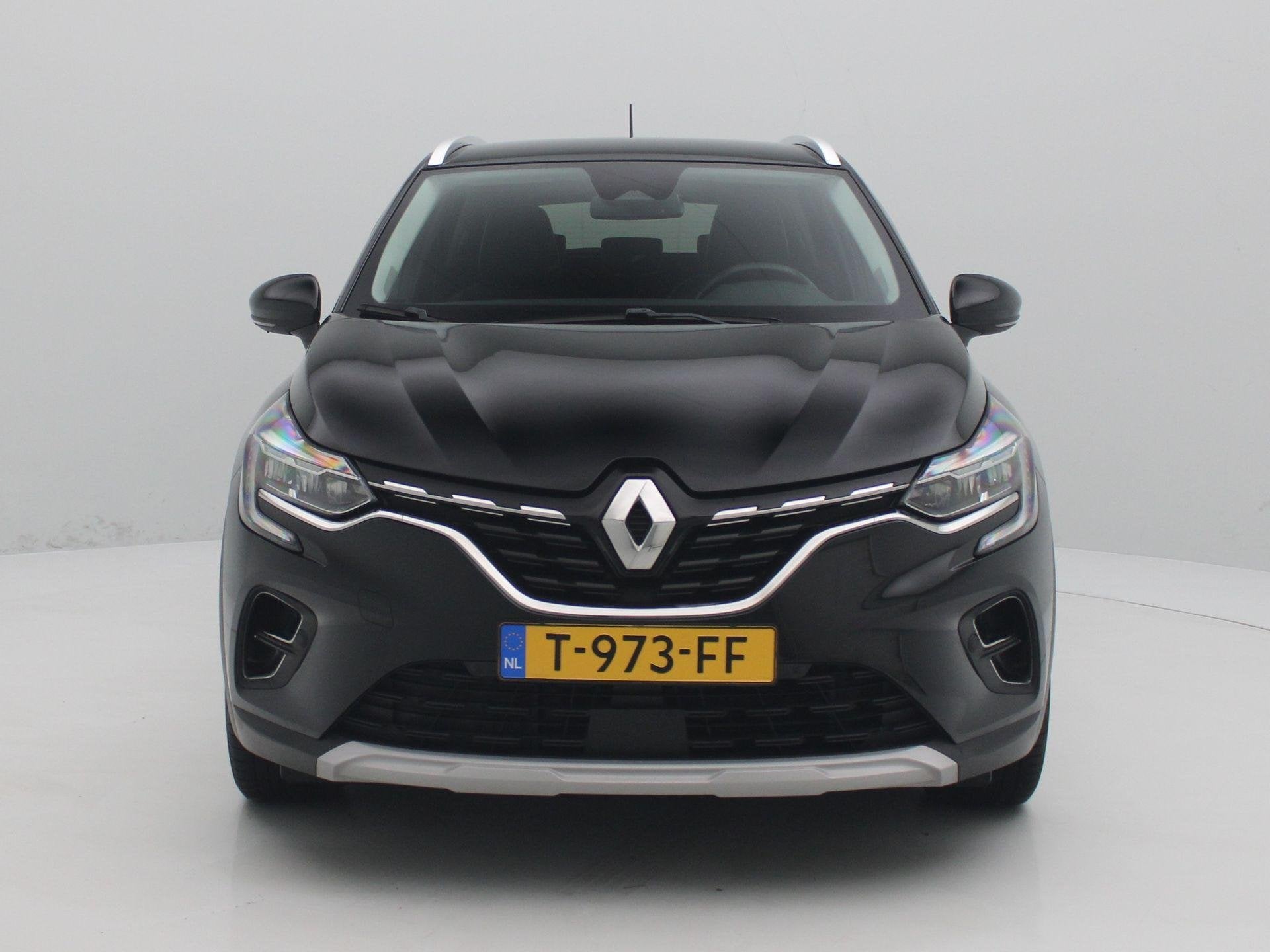 Renault Captur E-Tech Plug-in Hybrid 160 Intens | EASY LINK, Auto's, Gebruikt, 4 cilinders, Leder en Stof, Zwart