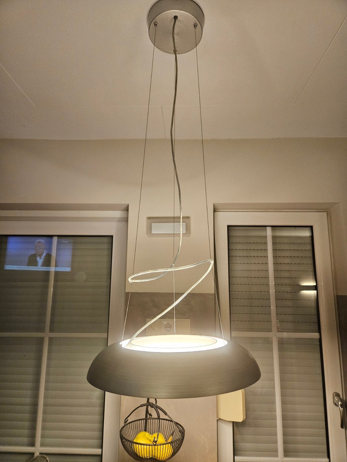 Mooie Philips hanglamp - Modern design, Huis en Inrichting, Overige fittingen, Ophalen of Verzenden, Modern, Kunststof