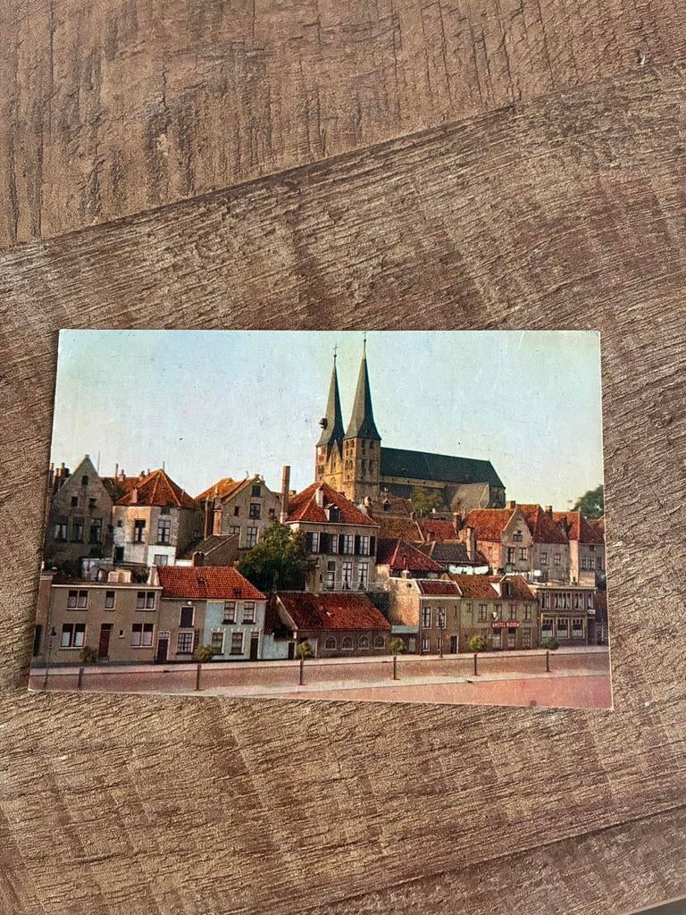 Ansichtkaart Deventer Bergkerk Emmaplein, Ophalen of Verzenden, Voor 1920, Ongelopen, Overijssel