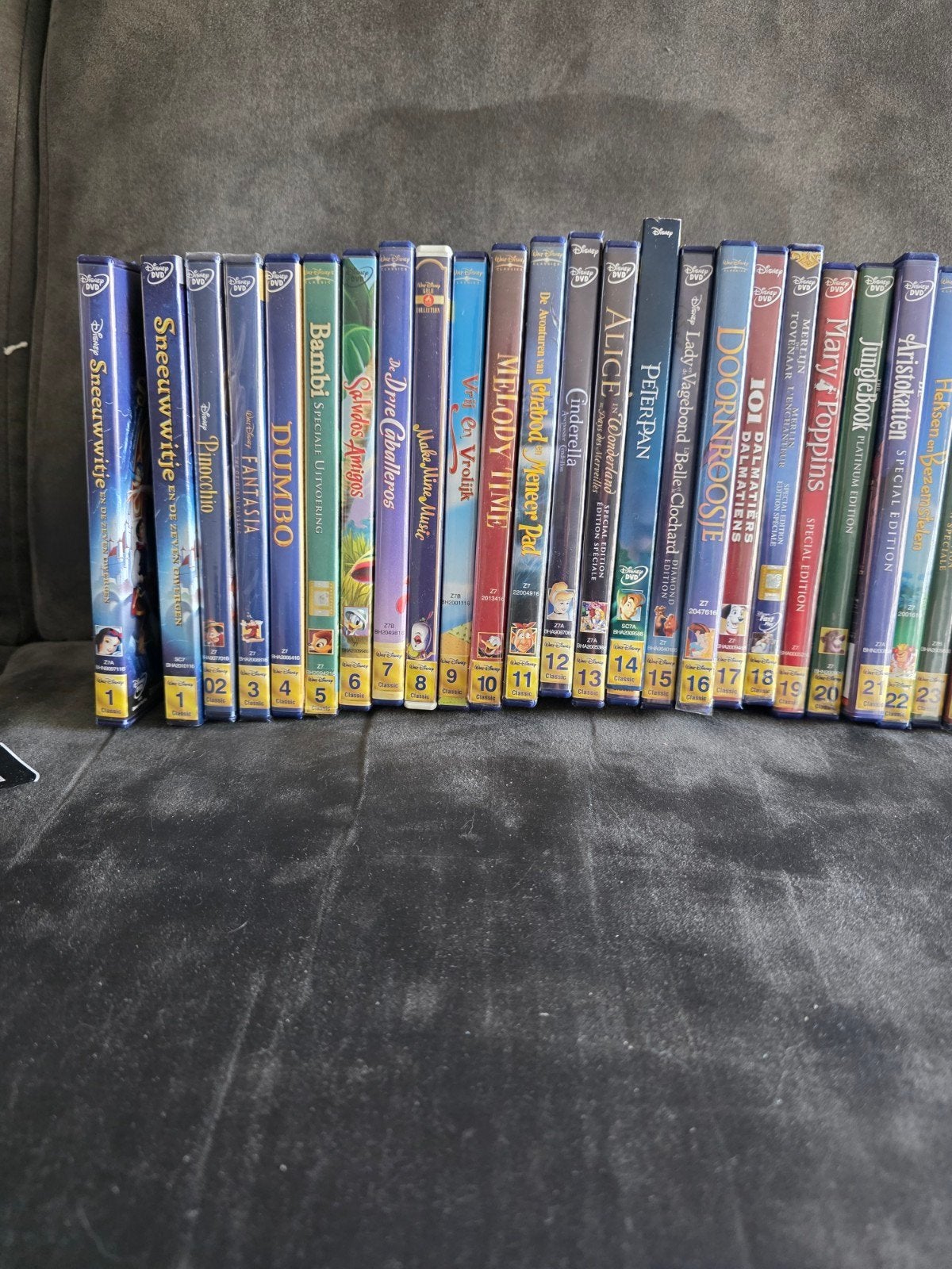 Complete Disney DVD Collectie #1-60 - Zeldzaam & Geseald, Ophalen, Animatie, Alle leeftijden, Zo goed als nieuw