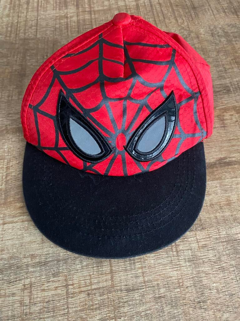 Spiderman Pet voor Kinderen - Rood/Zwart, Ophalen of Verzenden, Zo goed als nieuw, Jongetje, Pet