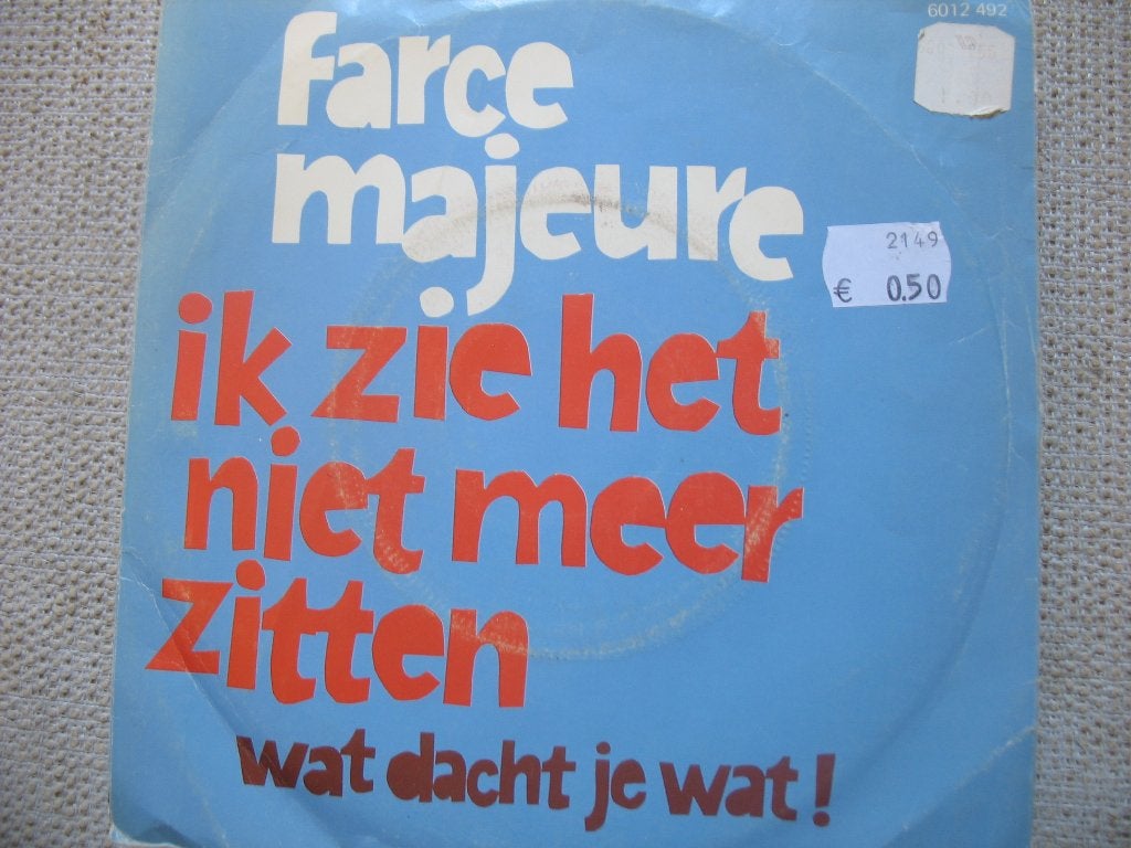 Farce Majeure - Ik zie het niet meer zitten, Gebruikt, 7 inch, Single, Ophalen of Verzenden